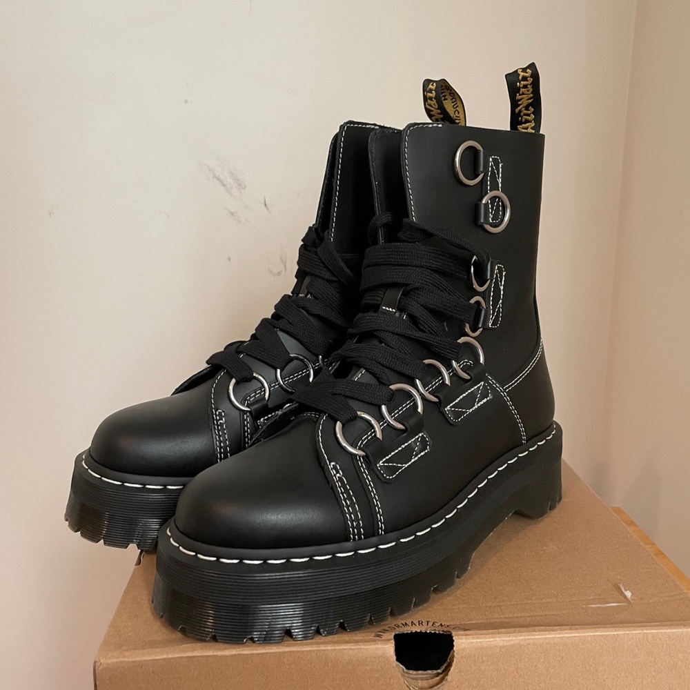 Dr. Martens RARE Jadon XL Boots Black UK9 OG Box